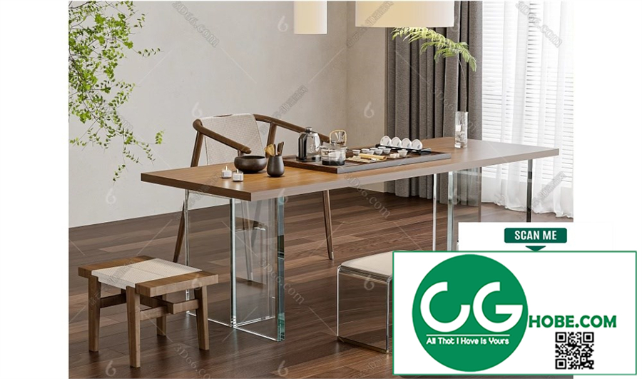 Tea Room 96 3D Model